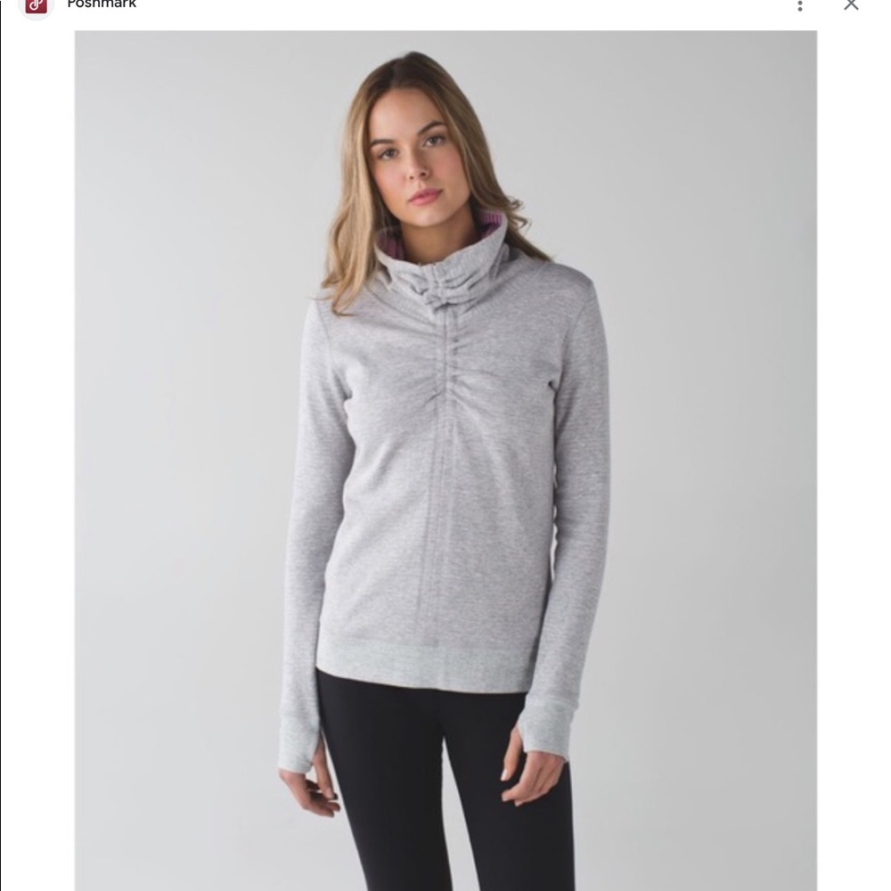 Lululemon reversible cowl neck sweatshirt